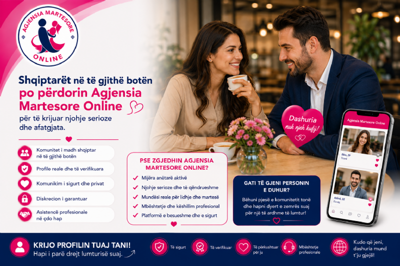 Shqiptarët në të gjithë botën po përdorin Agjensia Martesore Online për ...