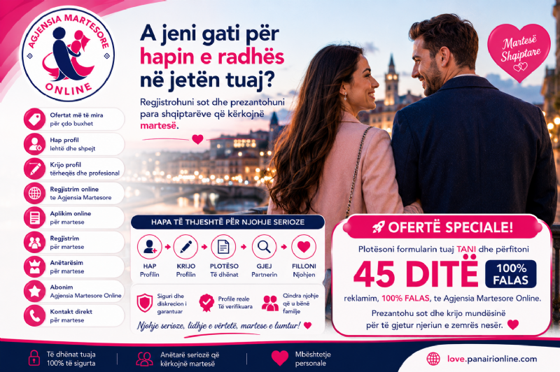  A jeni gati për hapin e radhës në jetën tuaj? Regjistrohuni sot dhe pre...
