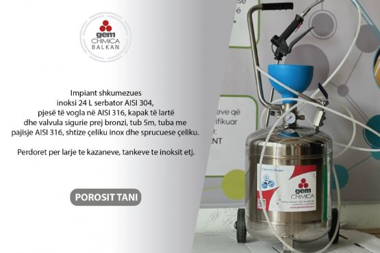 Impiant shkumezues per larje te kazaneve, Impiant shkumezues per larje t...